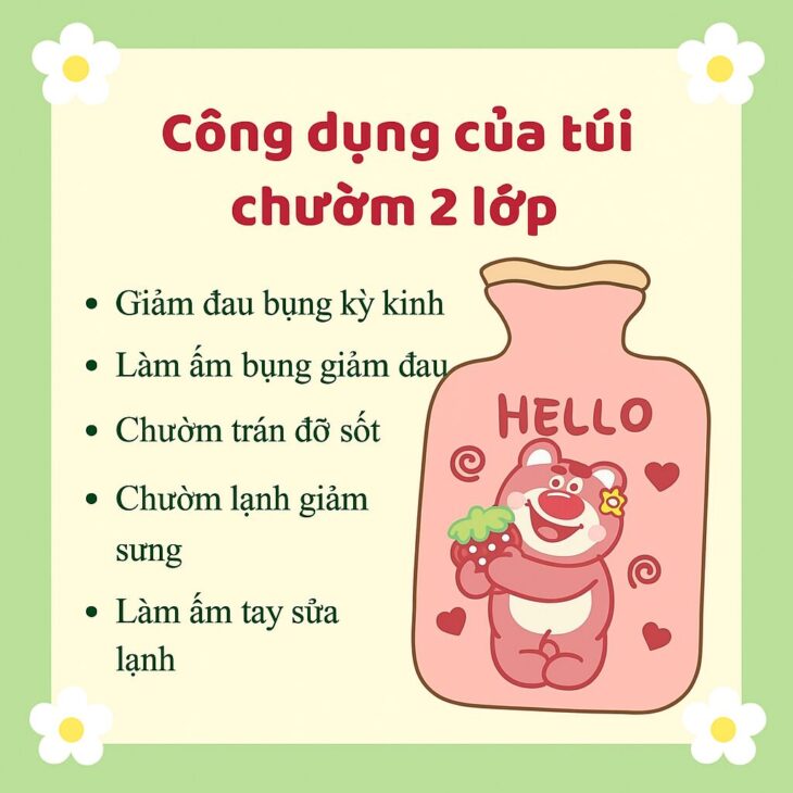 Túi chườm đa năng nóng lạnh 350ml -500ml -1000ml