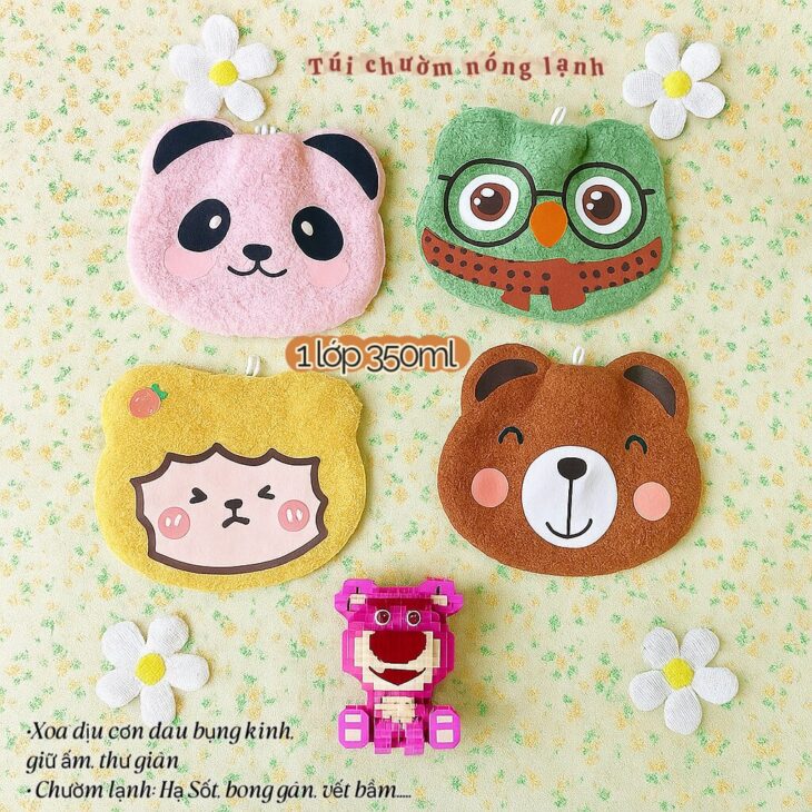 Túi chườm nóng lạnh 1 lớp 300ml – 350ml -450ml sale nhanh