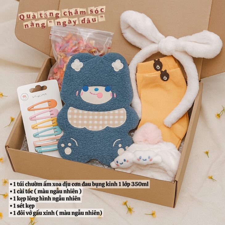 Chăm sóc bạn nữ “ngày dâu rụng ” bằng sét quà tâm lý nhe !