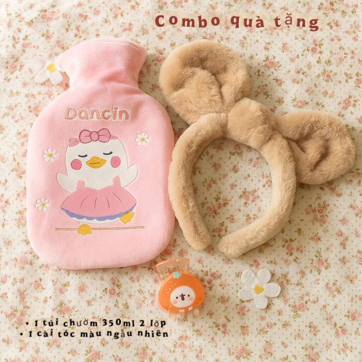 Quà tặng Vừa tâm lý vừa xinh túi chườm ấm bụng kèm phụ kiện cho nàng