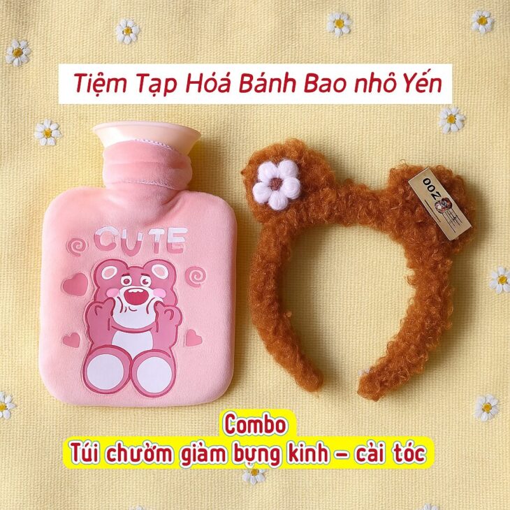 Quà tặng Vừa tâm lý vừa xinh túi chườm ấm bụng kèm phụ kiện cho nàng