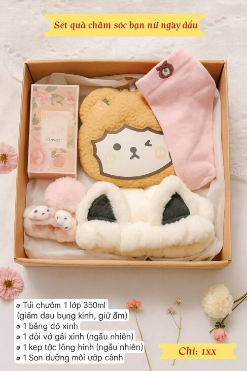 Thay lời muốn nói gửi đến cô ấy sét quà tặng “ngày đèn đỏ ” ấm áp