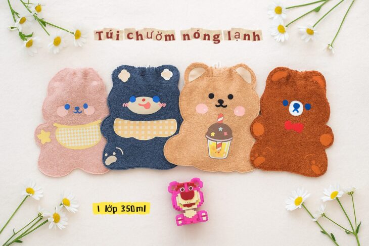 Túi chườm nóng lạnh 1 lớp 300ml – 350ml -450ml sale nhanh