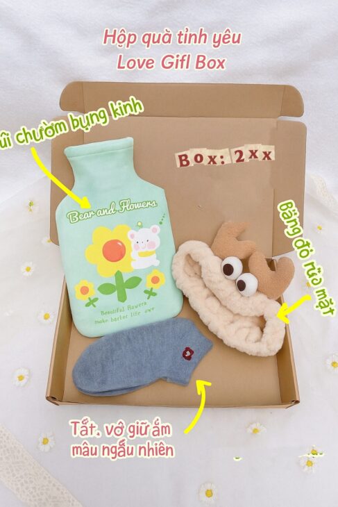 Box quà thay bạn chăm sóc cô gái ” ngày đèn đỏ “