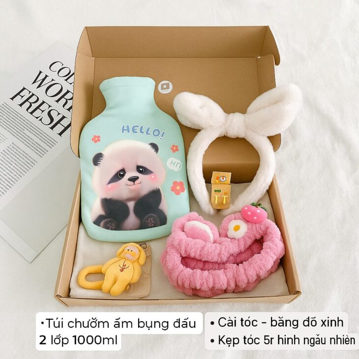 Box quà thay bạn chăm sóc cô gái ” ngày đèn đỏ “