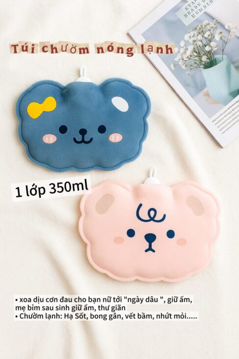 Túi chườm nóng lạnh 1 lớp 300ml – 350ml -450ml sale nhanh