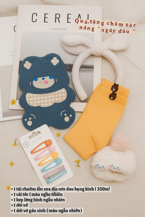 Thay lời muốn nói gửi đến cô ấy sét quà tặng “ngày đèn đỏ ” ấm áp