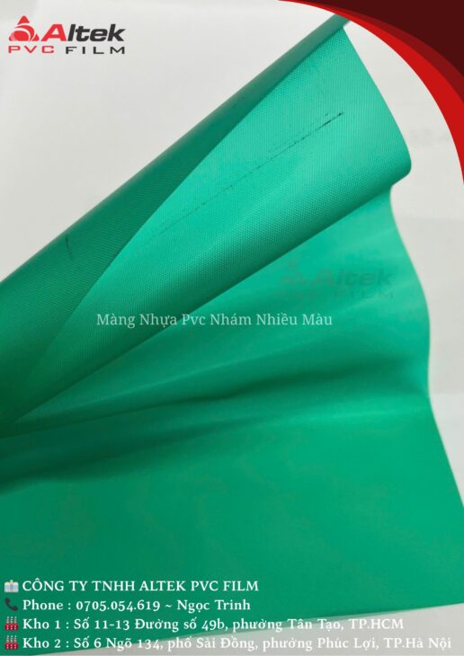 Kho Màng Nhựa PVC Nhám Màu Lớn Nhất Bền Đẹp Tuyệt Đối