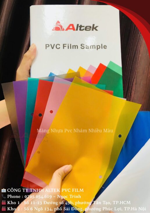Kho Màng Nhựa PVC Nhám Màu Lớn Nhất Bền Đẹp Tuyệt Đối