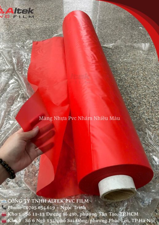 Kho Màng Nhựa PVC Nhám Màu Lớn Nhất Bền Đẹp Tuyệt Đối