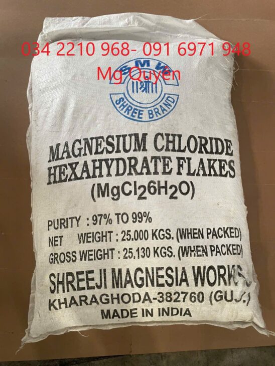 Khoáng tạt magie cho tôm cá hàng Ấn Độ