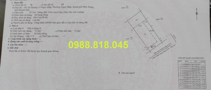 Bán nhà 2 tầng hẻm 18 Hương Lộ Ngọc Hiệp, phường Ngọc Hiệp, thành phố Nha Trang, tỉnh Khánh Hòa