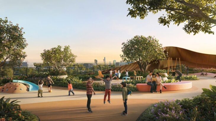 THE EMERALD GARDEN VIEW biểu trưng phong cách xanh sang trọng giá khởi điểm 35tr/m² nằm tại THUẬN