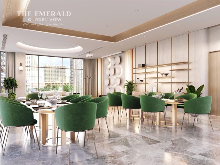 THE EMERALD GARDEN VIEW biểu hiện phong cách màu xanh lá cao cấp khởi điểm tại 35tr/m² nằm ở TP.
