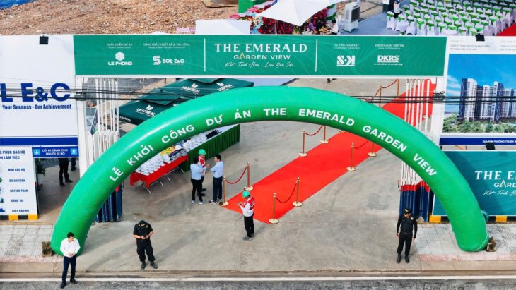 EMERALD GARDEN VIEW Tiêu chuẩn song màu xanh ở giữa trái tim Thuận An Bình Dương chỉ 35tr/m2