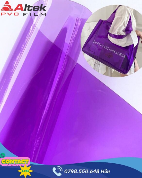 Màng dẻo màu tím chính là lựa chọn tạo dấu ấn mà vẫn đảm bảo chất lượng đạt chuẩn.
