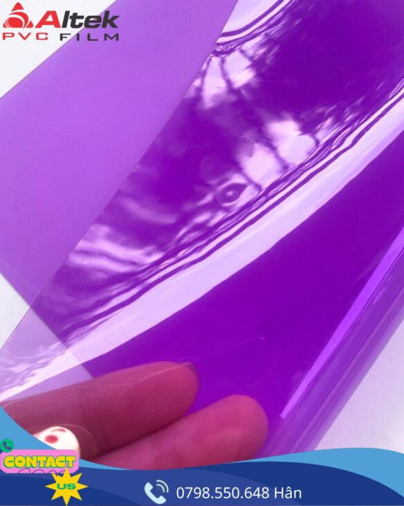 Màng dẻo màu tím chính là lựa chọn tạo dấu ấn mà vẫn đảm bảo chất lượng đạt chuẩn.