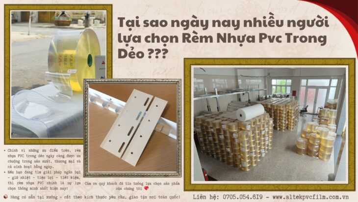 Tại sao lại được nhiều người lựa chọn rèm nhựa PVC trong dẻo?
