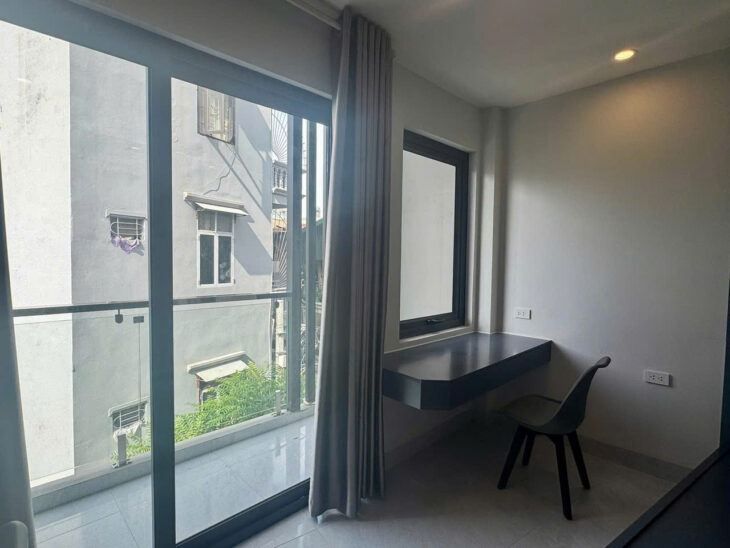 Bán nhà ngõ Tân Mai 82m², xây 5 tầng, mặt tiền 5,5m 16 tỷ – có thang máy