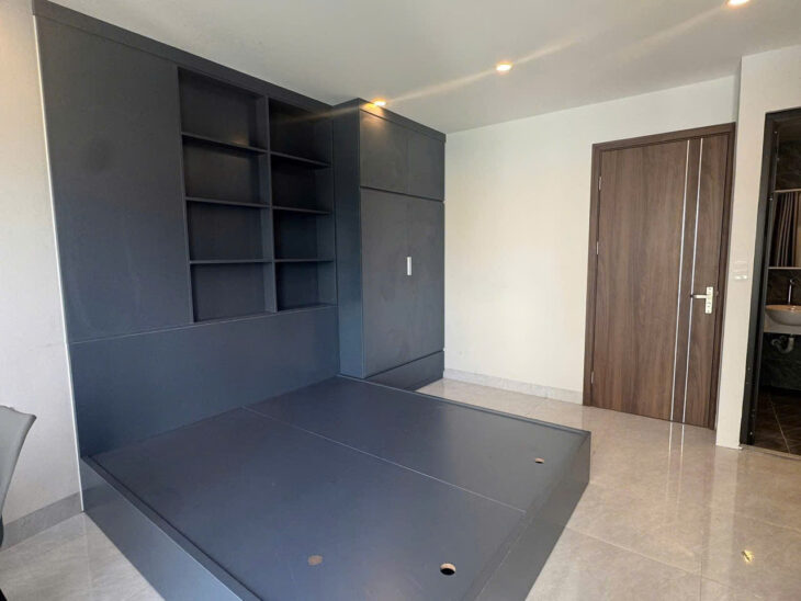 Bán nhà ngõ Tân Mai 82m², xây 5 tầng, mặt tiền 5,5m 16 tỷ – có thang máy