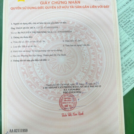 Bán Lô Đất Hẻm Xe Hơi 120/4/3 Đường Số 4, Phường 16, Quận Gò Vấp (cũ)