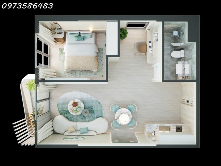 CHUNG CƯ GIÁ RẺ NGAY AEON MALL, BIGC BẮC GIANG – 0973586483