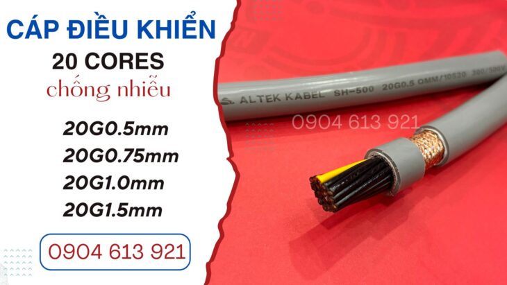 Cáp tín hiệu / shield Control cable 20G0.75SQMM Altek Kabel