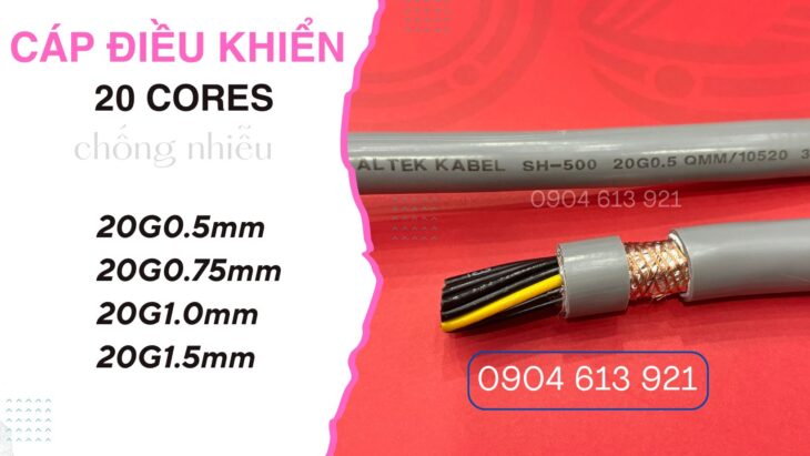 Cáp tín hiệu / shield Control cable 20G0.75SQMM Altek Kabel