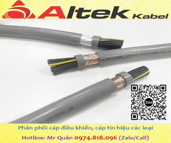 Cáp tín hiệu điều khiển 30 lõi – Altek Kabel