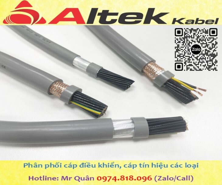 Cáp tín hiệu điều khiển 30 lõi – Altek Kabel