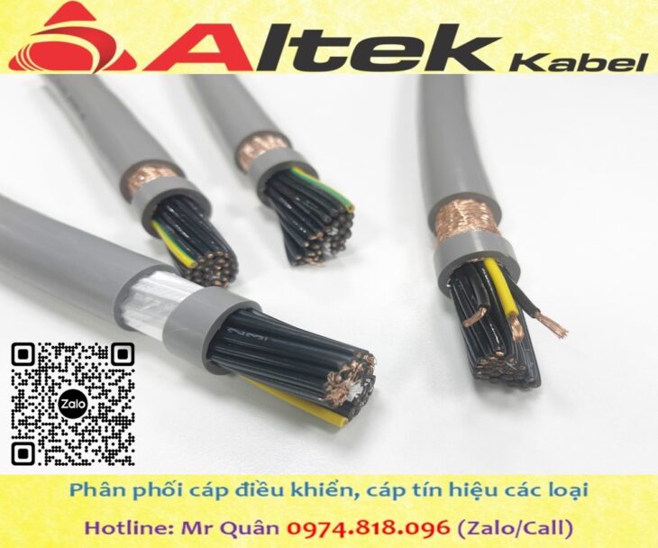 Cáp tín hiệu điều khiển 30 lõi – Altek Kabel