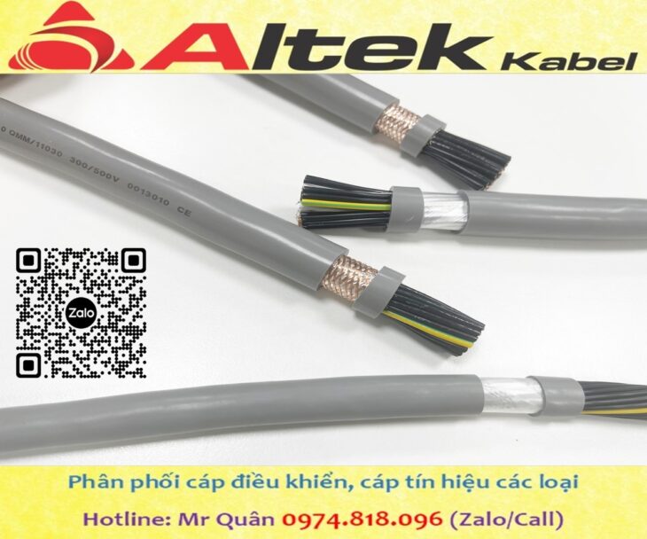 Cáp tín hiệu điều khiển 30 lõi – Altek Kabel