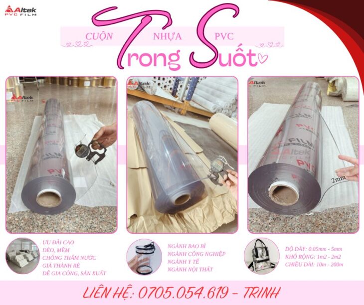 Xu hướng sử dụng cuộn nhựa PVC 2025