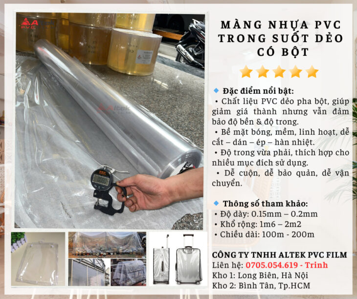 Cần tìm cuộn nhựa PVC dẻo có bột? Đâu là loại được nhiều xưởng tin dùng nhất!
