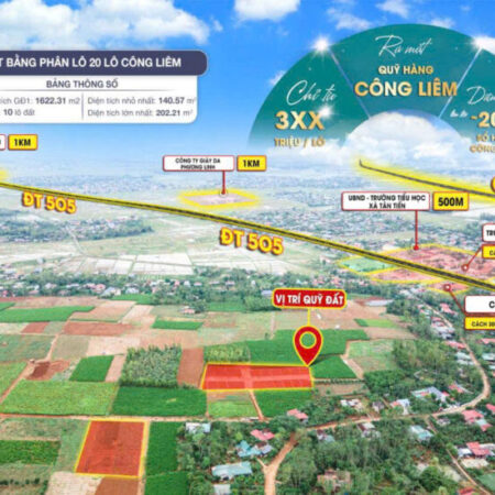 💥 ĐẤT NỀN GIÁ RẺ – NGAY CẠNH CỤM CÔNG NGHIỆP CÔNG LIÊM ĐANG HOẠT ĐỘNG!