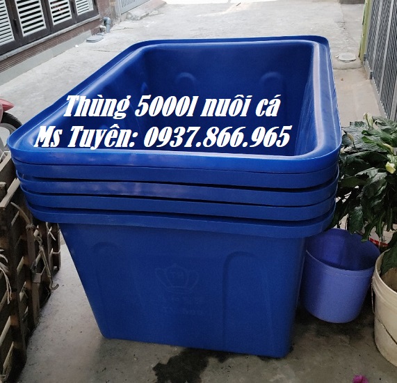 Phân phối thùng nhựa tròn dung tích lớn, thùng nhựa kích thước lớn, thùng nhựa 500l