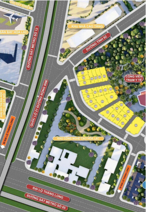 💥💥 SIÊU PHẨM DUY NHẤT – LÔ GÓC 3 MẶT THOÁNG TẠi KHU CÔNG CAO HÒA LẠC💥💥