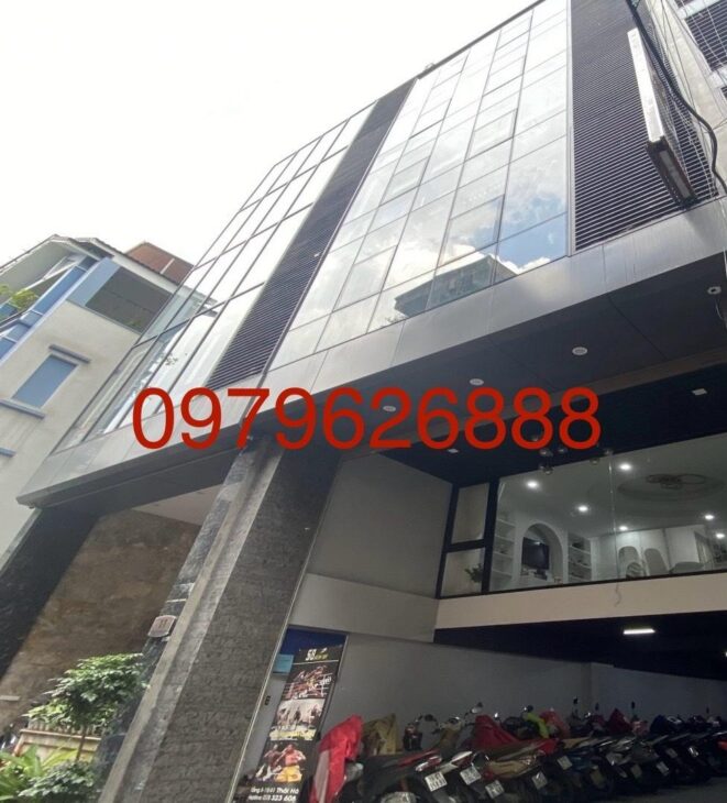 TÒA NHÀ VĂN PHÒNG PHỐ THÁI HÀ – CỰC HIẾM – DÒNG TIỀN ĐỈNH CAO! – 118X6T thang máy NK – Gi.á: 46 tỷ