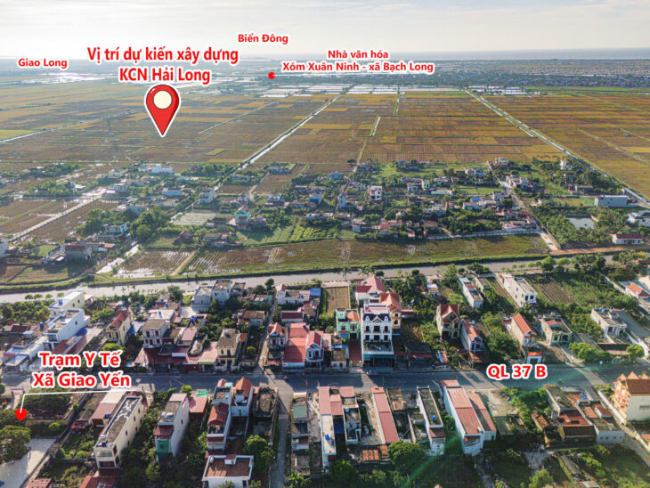 Chỉ 8 triệu/m2 em bán đất Vsip Hải long giao thủy 7m mặt tiền