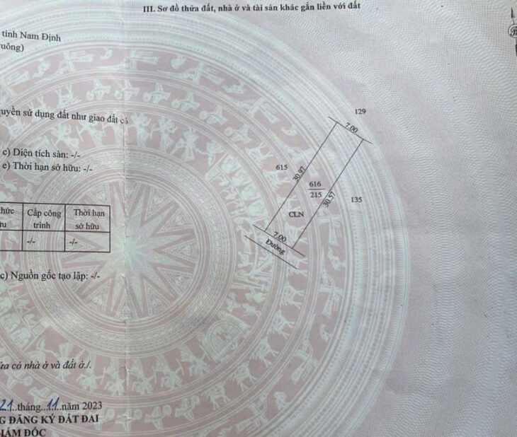 Chỉ 8 triệu/m2 em bán đất Vsip Hải long giao thủy 7m mặt tiền