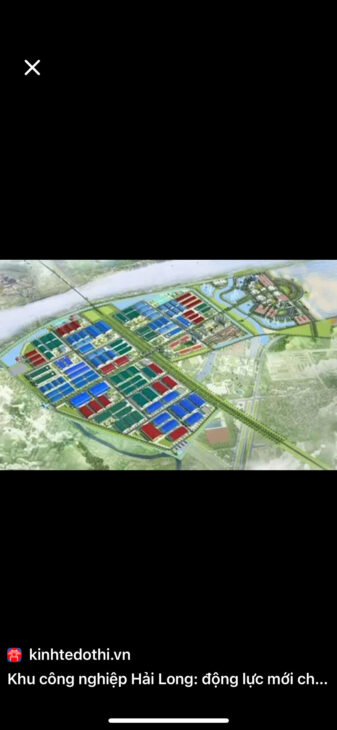 Bán đất 130 m2 x 6m gần ngay VSIP hải long bạch long chỉ 11.5 triệu/m2