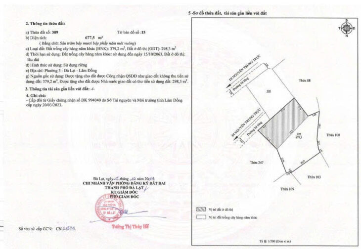 ĐẦU TƯ SINH LỜI – Chính Chủ Bán Đất Vị Trí Đắc Địa Tại Đường Nguyễn Trung Trực, Phường 3(cũ), Đà Lạt