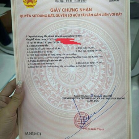 CHÍNH CHỦ CẦN BÁN LẠI NHÀ RIÊNG 2 TẦNG – PHƯỚC HẢI, LÊ HỒNG PHONG, NHA TRANG