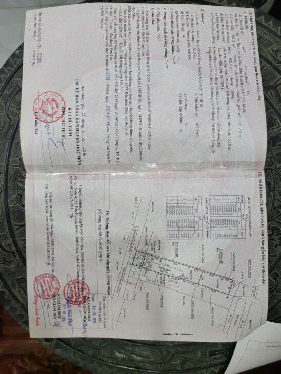 NHÀ + KHO (8×63) DTSD 500M² ĐƯỜNG 6M THÔNG BÙI CÔNG TRỪNG – NHỊ BÌNH 6, HÓC MÔN