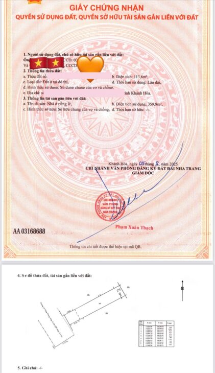 Nhà đẹp giá đầu tư. CC bán nhà mặt tiền Lê Hồng Phong, Nam Nha trang.