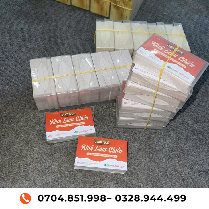 thiết kế in ấn thi công sự kiện menu danh thiếp