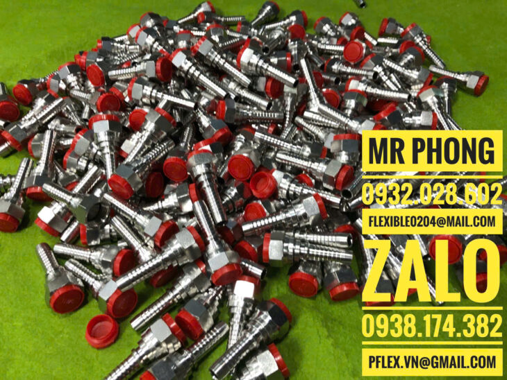 đầu bấm bằng inox cho ống thủy lực – đầu bấm bằng inox cho ống mềm tuy ô thủy lực