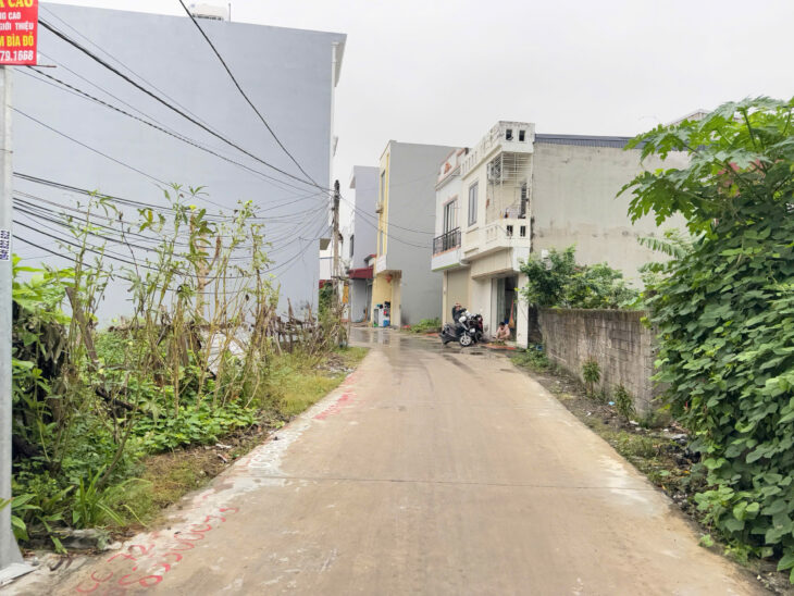 LÔ ĐẤT ĐẸP – TRỤC NGANG VĂN CÚ, AN DƯƠNG, HẢI PHÒNG – ĐƯỜNG THÔNG – KINH DOANH NHỎ LẺ – DÂN CƯ KÍN