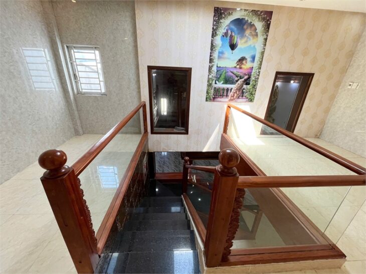 NP1026 biệt thự mini, thiết kế hiện đại, gồm 1 trệt với 3 phòng ngủ, hàng xóm ở kín