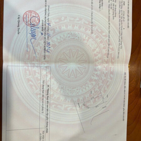 CHÍNH CHỦ CẦN BÁN LÔ GÓC 2 MẶT TIỀN – ĐẤT ĐẤU GIÁ XÃ CHÍ TÂN, KHOÁI CHÂU, HƯNG YÊN